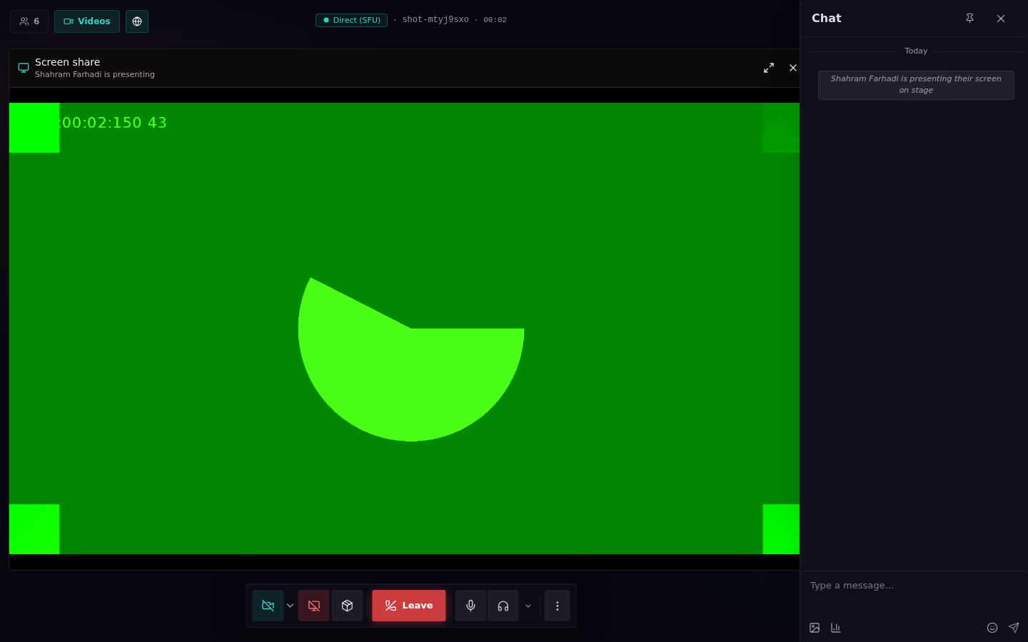 Screen share