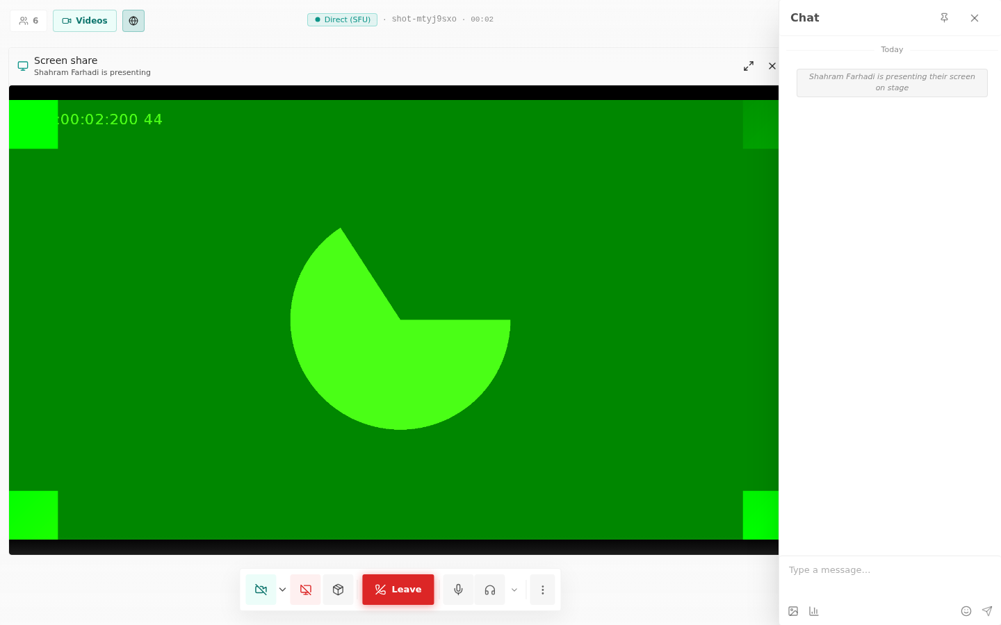 Screen share